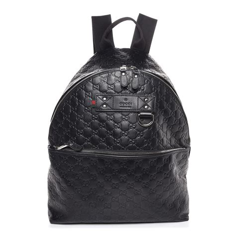 gucci backpack all black|black Gucci backpack for women.